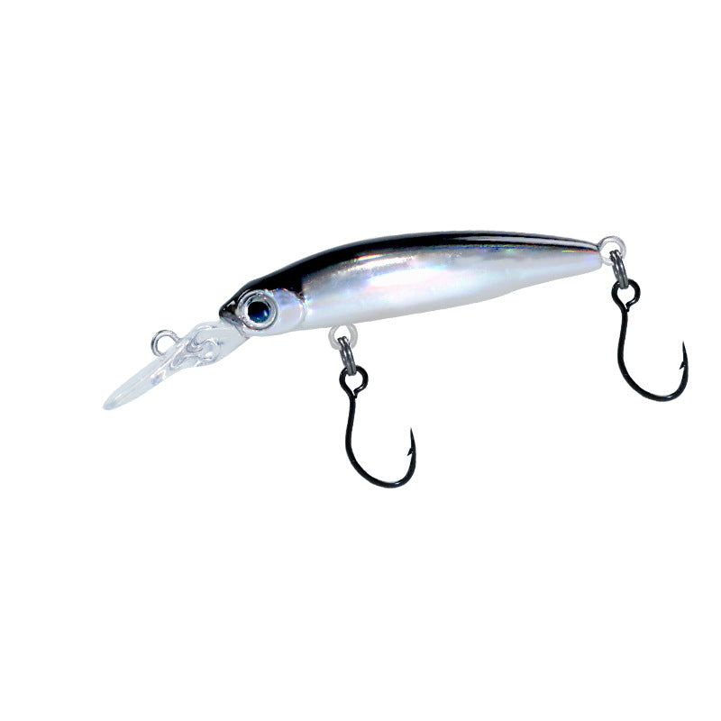 Microtube fishing slow sinking Luya bait 1.8g40mm long tongue plate stream single hook millet no trout horse mouth bait bait
