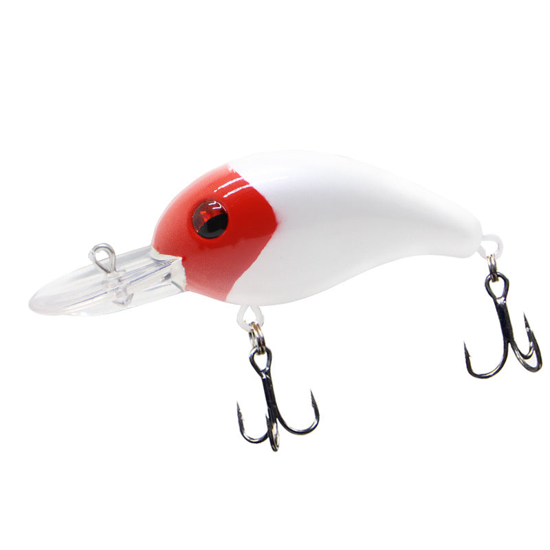 Crank long cast long tongue plate rock chubby 75mm8.5g luya fake bait, deep diving minolua bait mandarin fish bait