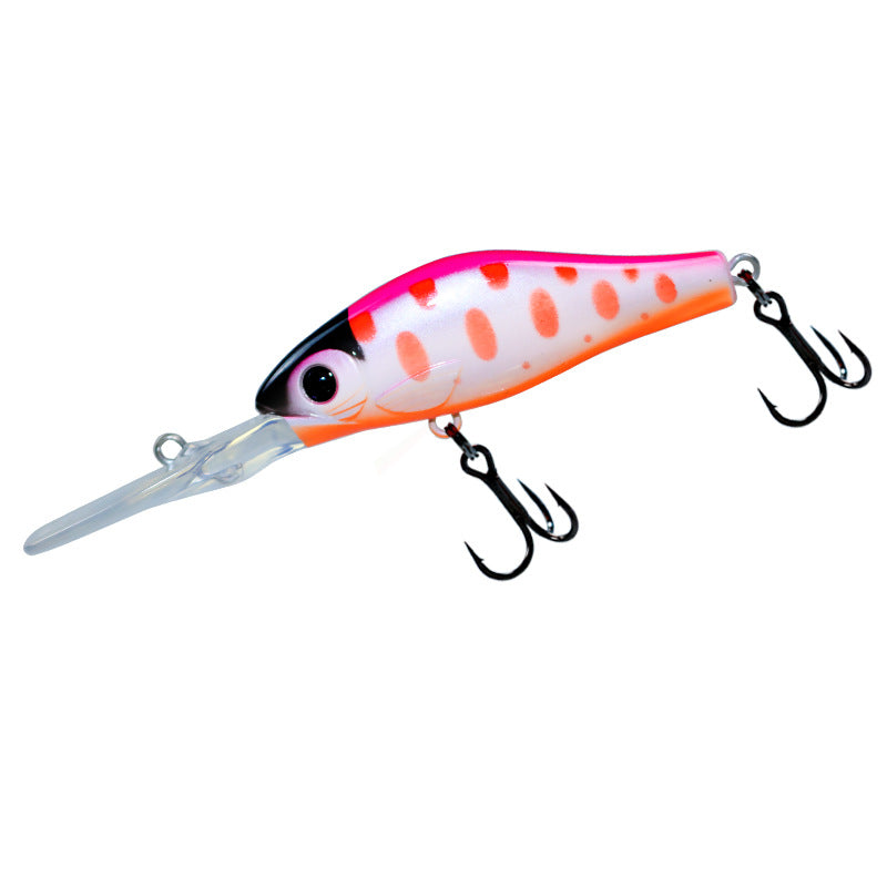 Floating bait 5.8g/55mm long tongue plate Mino micro-bait, far throw hard bait trout bait, mandarin fish bait
