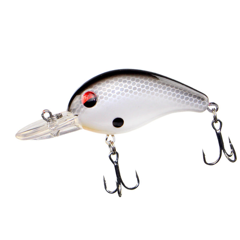 Crank long cast long tongue plate rock chubby 75mm8.5g luya fake bait, deep diving minolua bait mandarin fish bait