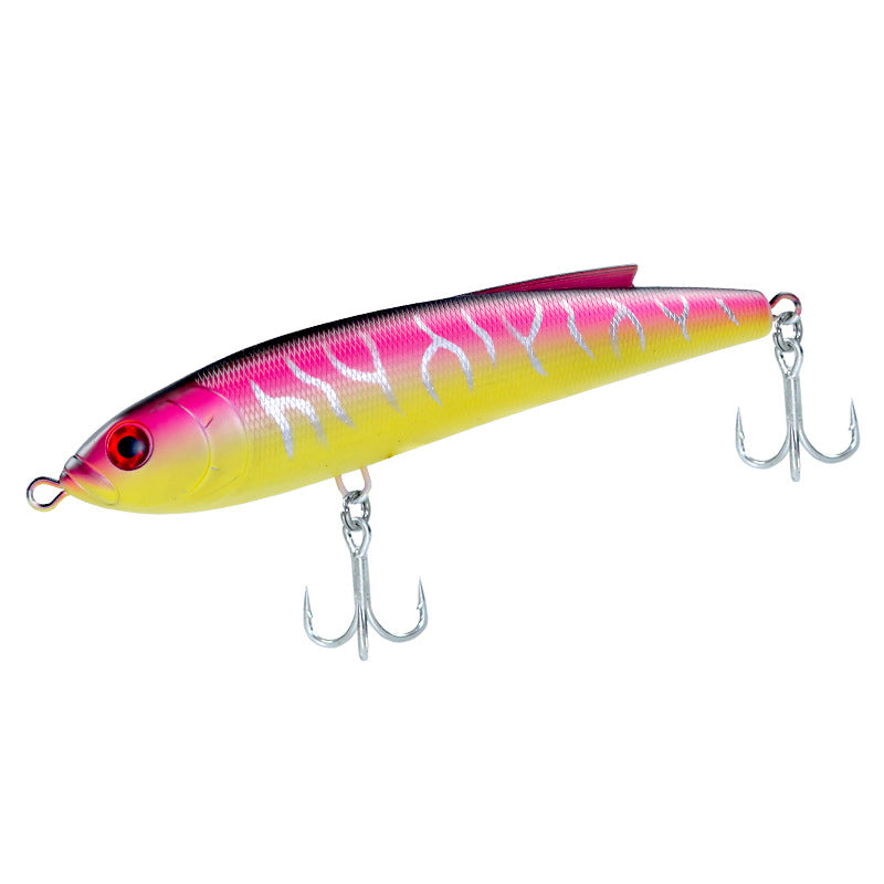 Sea fishing submerged pencil 150f boat fishing big object Luya bait 67g far throw fake bait golden gun Pingzheng bait, hard bait