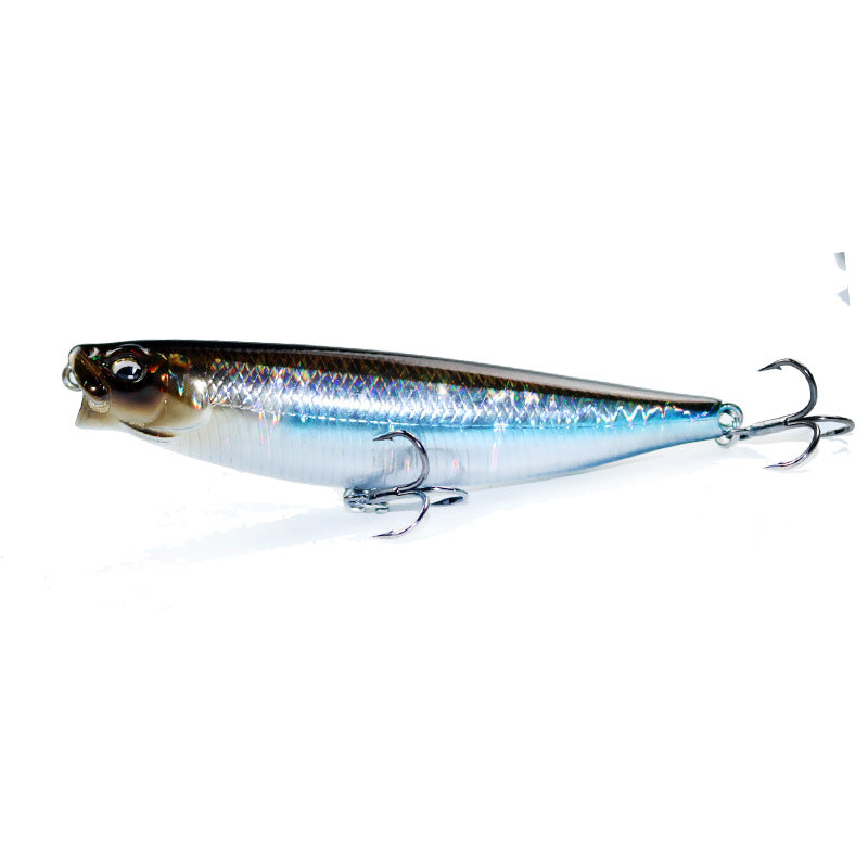 Far cast word dog pencil water surface system floating water luya bait 5g10g wave crawling fake bait hard bait cocking mouth perch hard bait