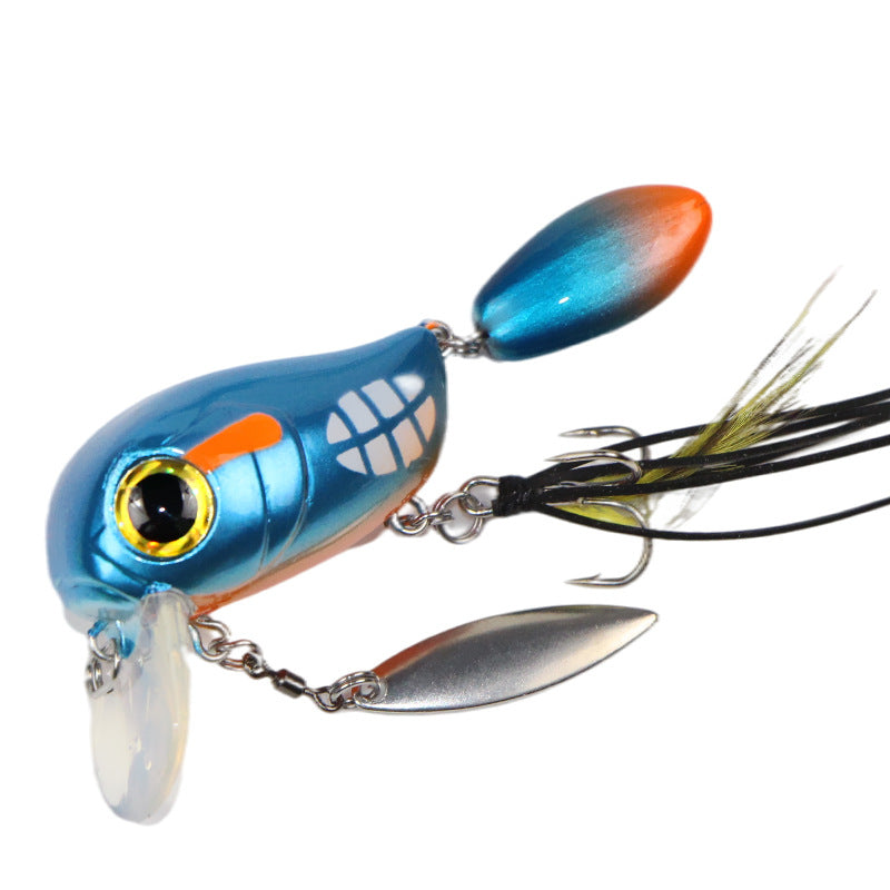 Water Department Double Rock Little Fat Bait 8g Tractor, Luya Bait Floating Water Bait Bass Mouth Bait