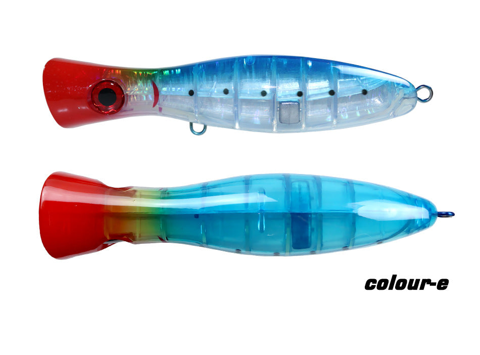 Export water surface system, round mouth big wave climbing 180mm105g sea fishing wave lying Luya bait yellow bonito sea bass fake bait bait