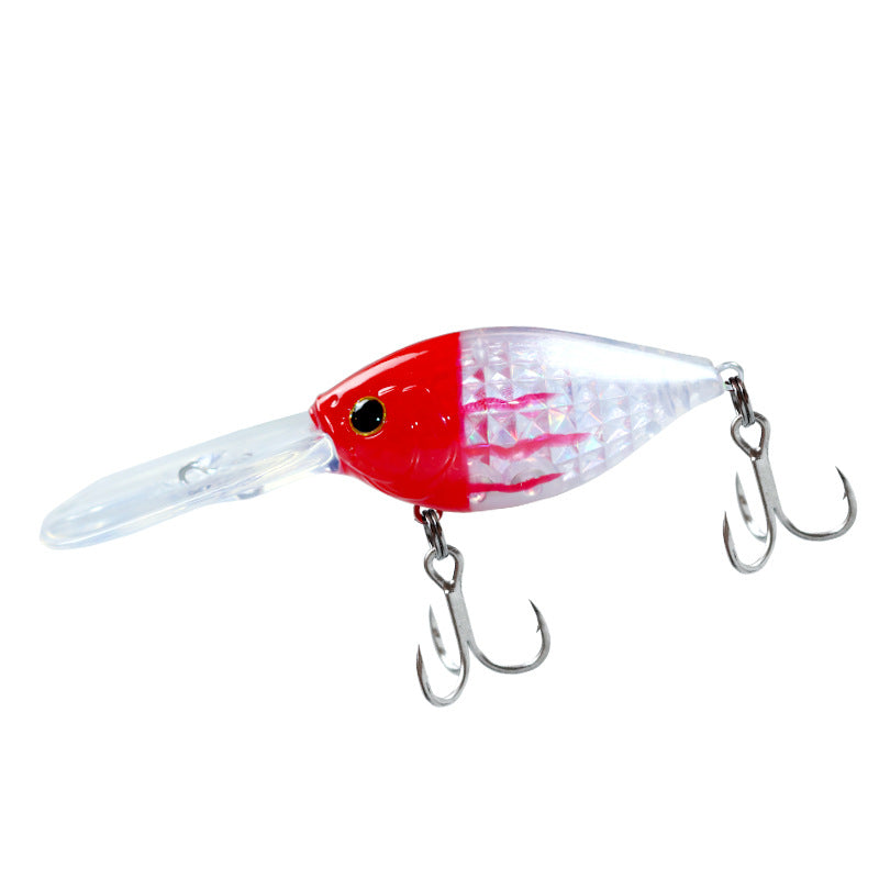 Japanese long throw deep diving long tongue plate rock little fat man Crank50mm10g perch mouth fish mandarin fish bait bait