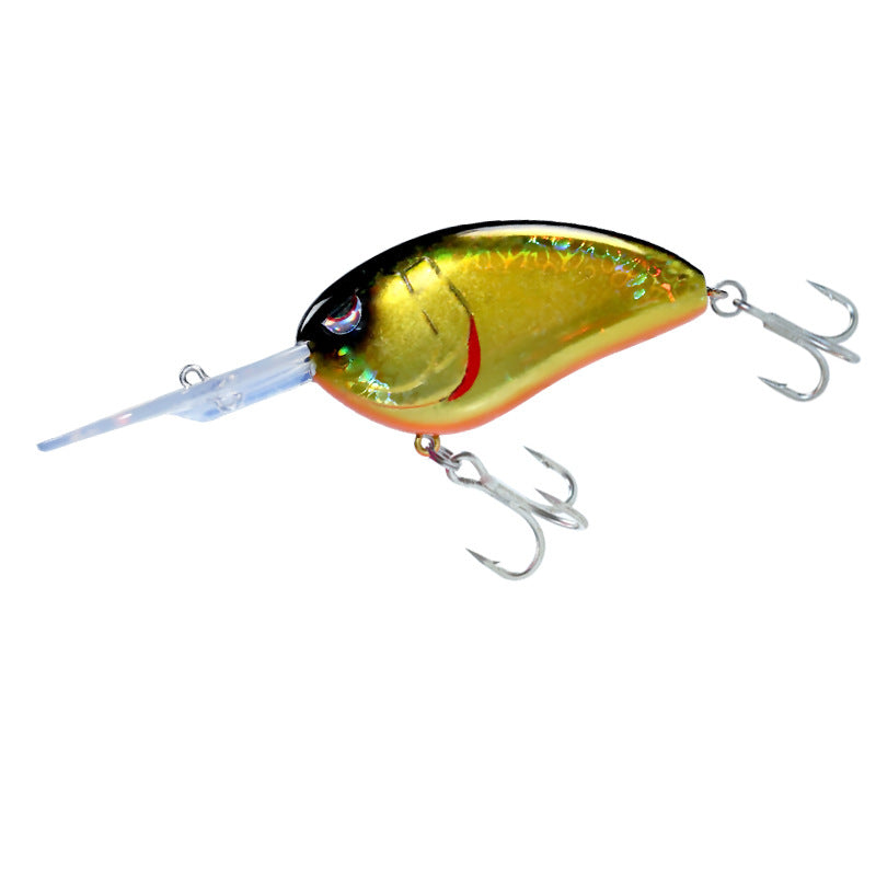 Sea fishing deep water long tongue board big fat man CRANK70mm28g floating water far throw luya bait diving depth 3m fake bait perch