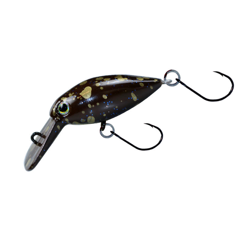 Tube fishing micro-object little fat crank30mm2.4g trout road ya bait stream bait rainbow trout white strip tilapia bait