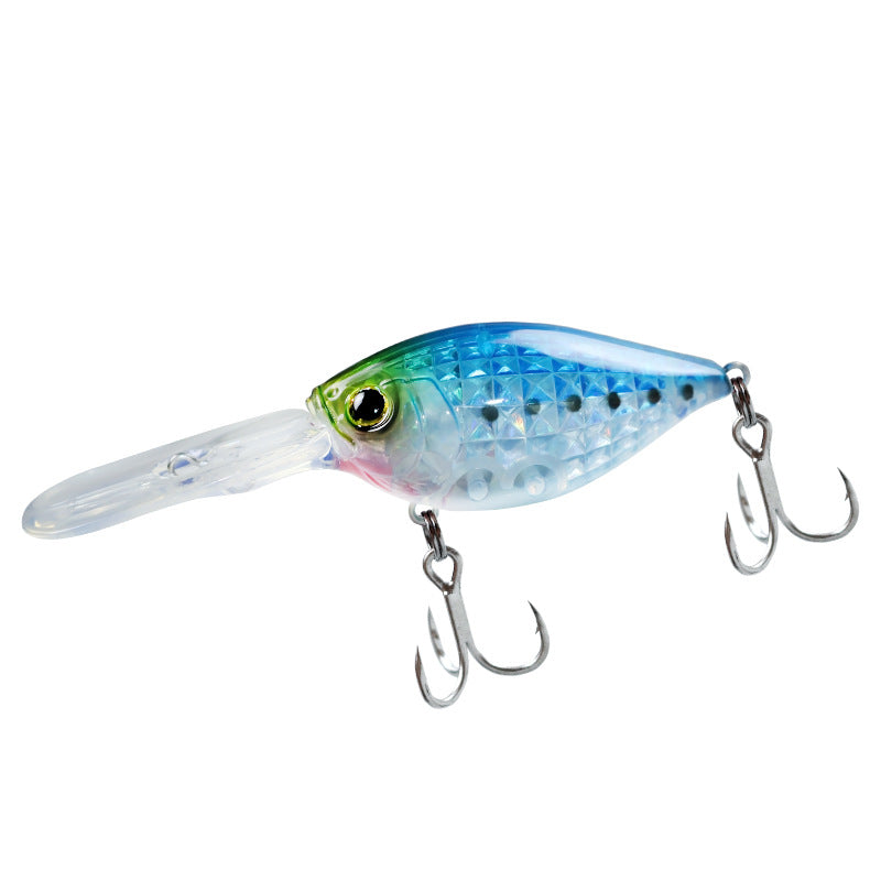 Japanese long throw deep diving long tongue plate rock little fat man Crank50mm10g perch mouth fish mandarin fish bait bait