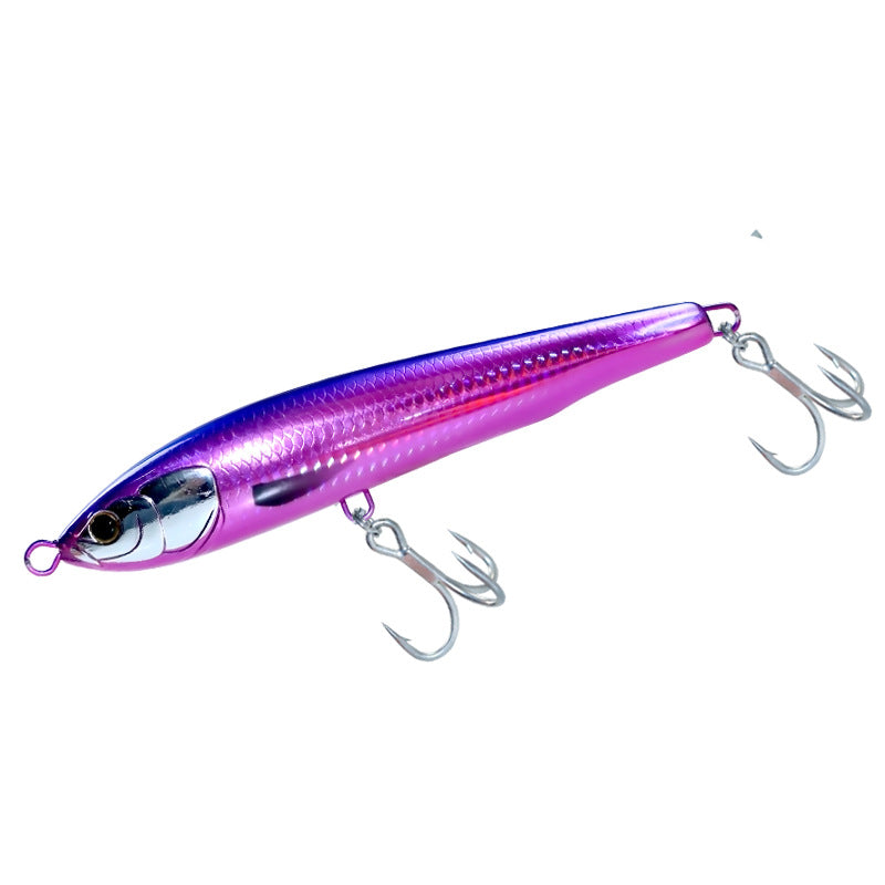 Export 160 water surface system floating pencil 45g sea fishing golden gun + sea fishing bait yellow bonito big object Luya bait fake bait