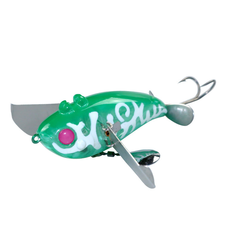 Big water flower water surface golden cicada propeller 20g water wave climbing bionic bait hard bait catfish bass luya bait