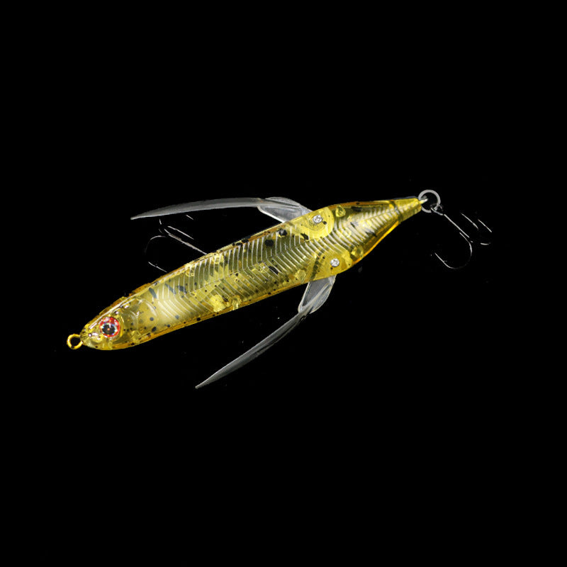 Dragonfly water surface system Luya bait 80mm6.5g simulated insect bait tractor floating water wave climbing freshwater Luya bait