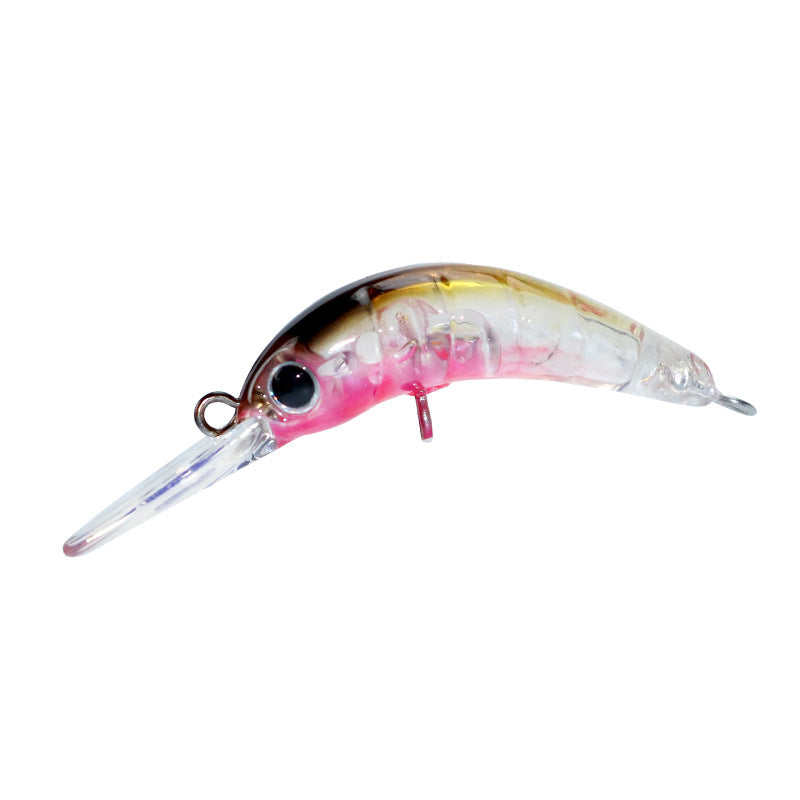 Japanese little greedy bug 35mm2.3g micro-object, tremor rock little fat man long tongue Minoluya bait bait fake bait