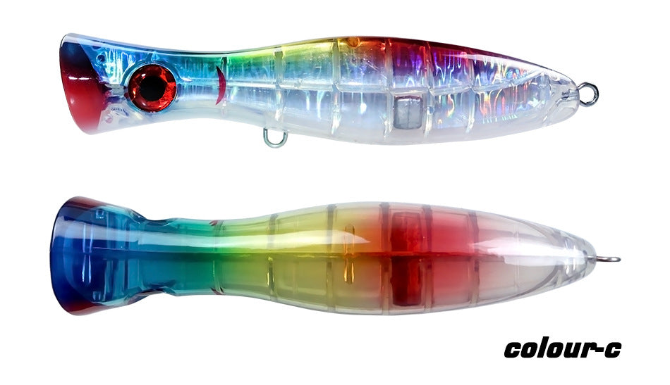 Export water surface system, round mouth big wave climbing 180mm105g sea fishing wave lying Luya bait yellow bonito sea bass fake bait bait