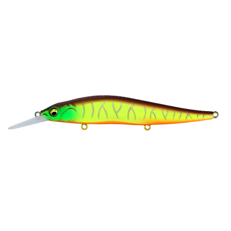 Far cast Luya bait sea fishing long tongue mino slow sink 110mm14g cocked mouth perch, fake bait simulation fake bait bait