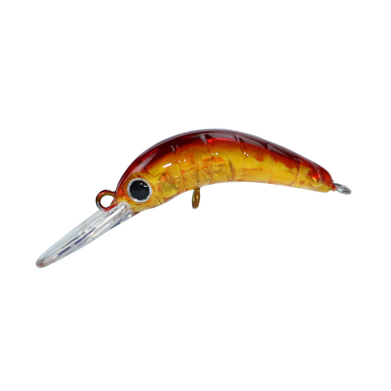 Japanese little greedy bug 35mm2.3g micro-object, tremor rock little fat man long tongue Minoluya bait bait fake bait