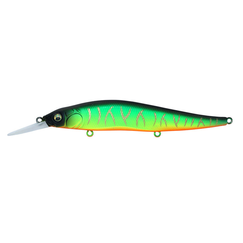 Far cast Luya bait sea fishing long tongue mino slow sink 110mm14g cocked mouth perch, fake bait simulation fake bait bait