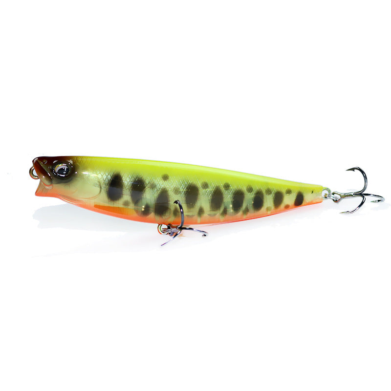 Far cast word dog pencil water surface system floating water luya bait 5g10g wave crawling fake bait hard bait cocking mouth perch hard bait