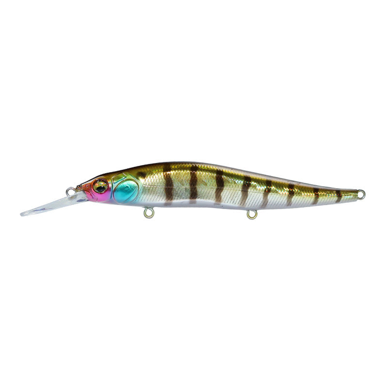 Far cast Luya bait sea fishing long tongue mino slow sink 110mm14g cocked mouth perch, fake bait simulation fake bait bait