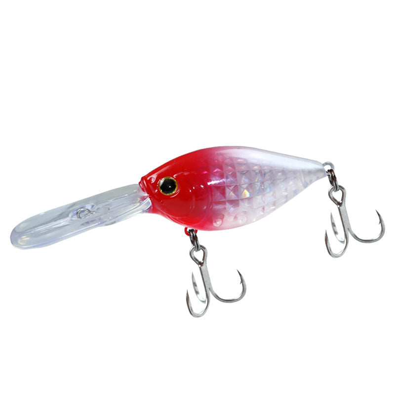 Japanese long throw deep diving long tongue plate rock little fat man Crank50mm10g perch mouth fish mandarin fish bait bait