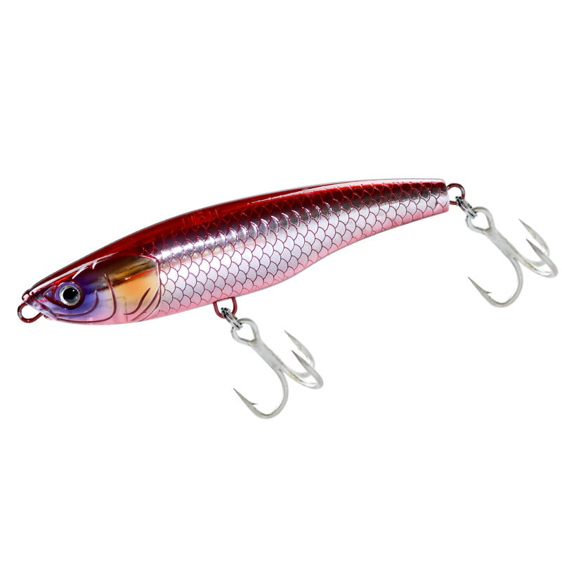 Export sea fishing submerged pencil 125mm boat fishing big object Luya bait 78g far throw fake bait golden gun Pingzheng bait