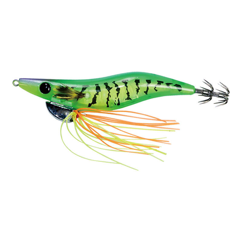Simulated wooden shrimp 21g Simulated shrimp sound squid hook Sea fishing Luya bait inner laser umbrella hook