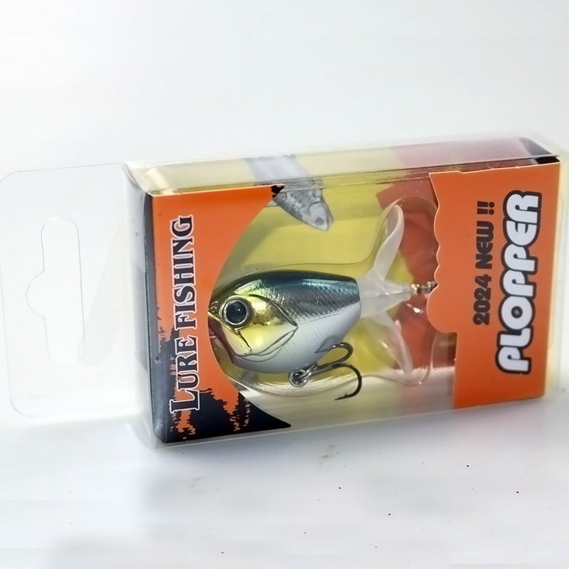 Japanese long-throw tractor Luya bait water surface system wave climbing 11g60mm propeller hard bait cocked mouth perch bait fake