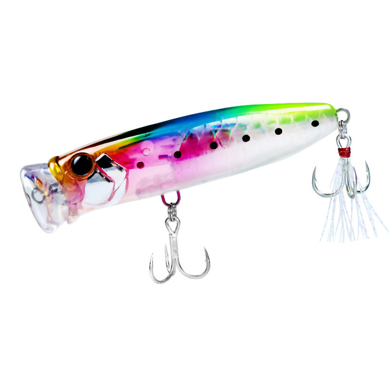 Far cast water system Crazy Lin Flash Lin reflective round mouth wave climbing 8g18g floating wave scraping fake bait bait warped mouth perch