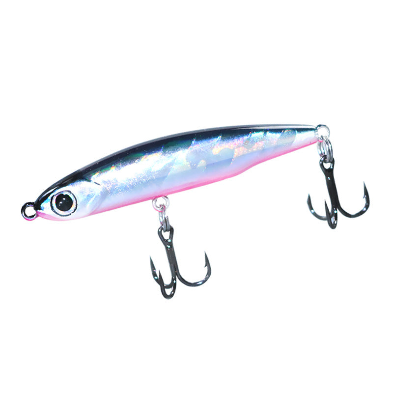 Small whitebait submerged pencil micro-object full swimming layer 8g13g far throw luya bait fake bait bait mouth hard bait