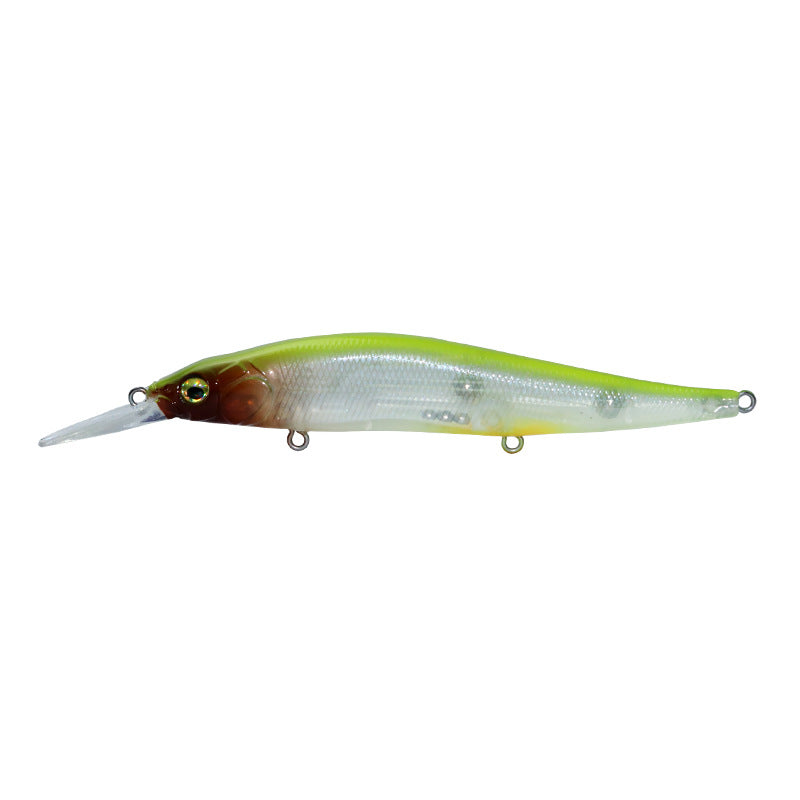 Far cast Luya bait sea fishing long tongue mino slow sink 110mm14g cocked mouth perch, fake bait simulation fake bait bait