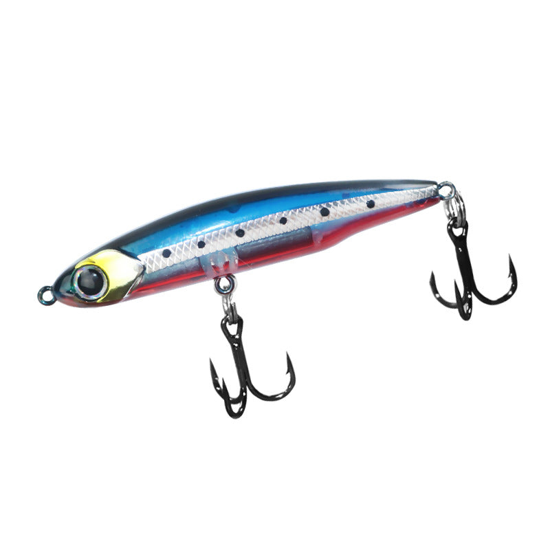 Small whitebait submerged pencil micro-object full swimming layer 8g13g far throw luya bait fake bait bait mouth hard bait