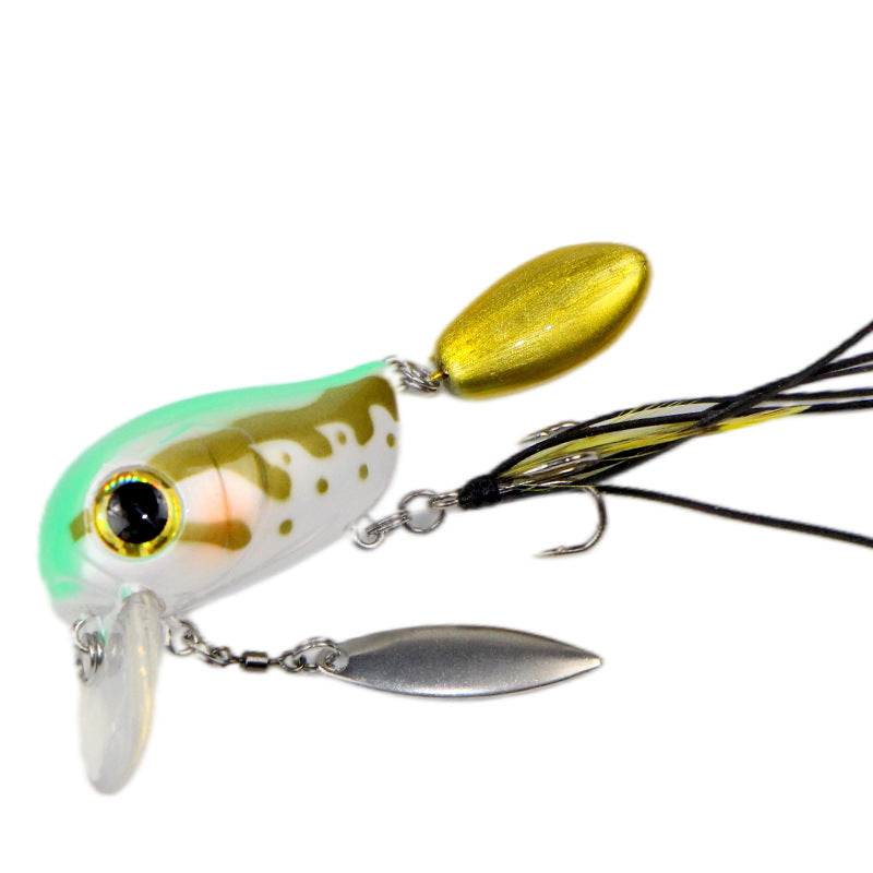 Water Department Double Rock Little Fat Bait 8g Tractor, Luya Bait Floating Water Bait Bass Mouth Bait