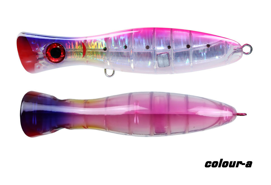 Export water surface system, round mouth big wave climbing 180mm105g sea fishing wave lying Luya bait yellow bonito sea bass fake bait bait