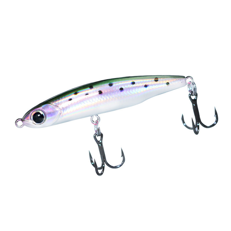 Small whitebait submerged pencil micro-object full swimming layer 8g13g far throw luya bait fake bait bait mouth hard bait
