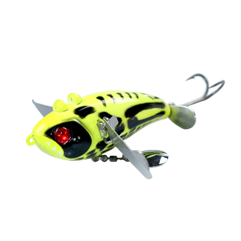 Big water flower water surface golden cicada propeller 20g water wave climbing bionic bait hard bait catfish bass luya bait
