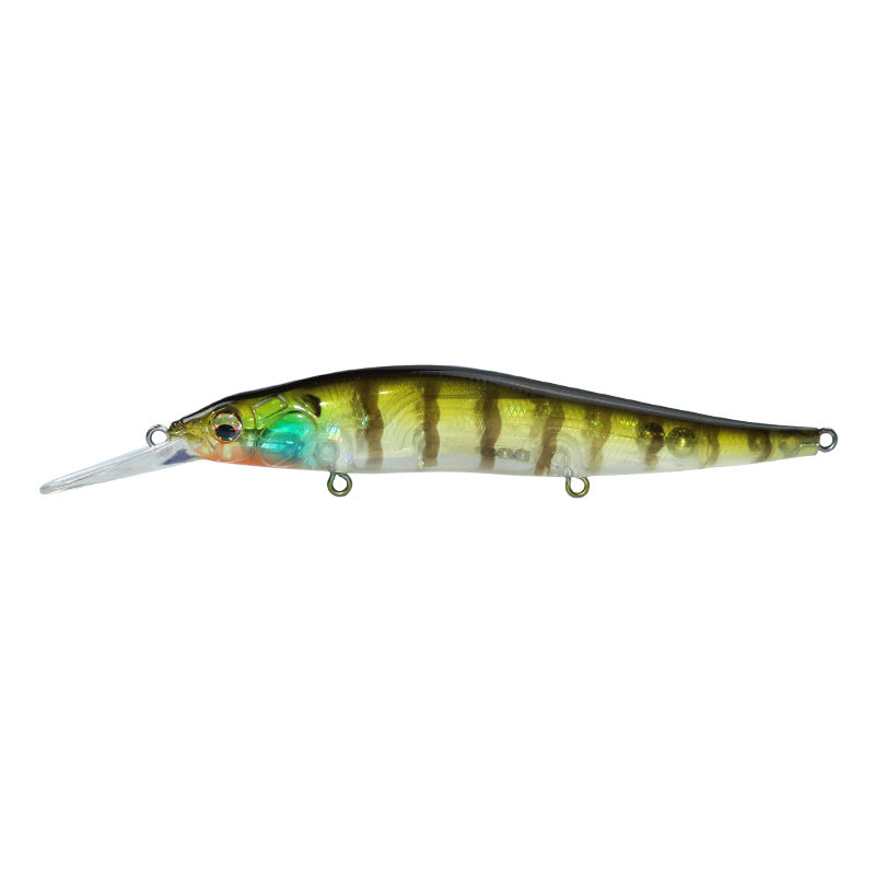 Far cast Luya bait sea fishing long tongue mino slow sink 110mm14g cocked mouth perch, fake bait simulation fake bait bait