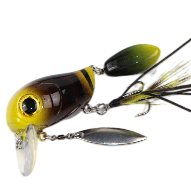 Water Department Double Rock Little Fat Bait 8g Tractor, Luya Bait Floating Water Bait Bass Mouth Bait