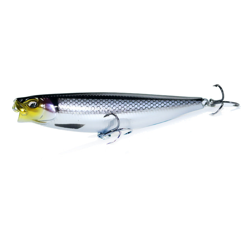 Far cast word dog pencil water surface system floating water luya bait 5g10g wave crawling fake bait hard bait cocking mouth perch hard bait