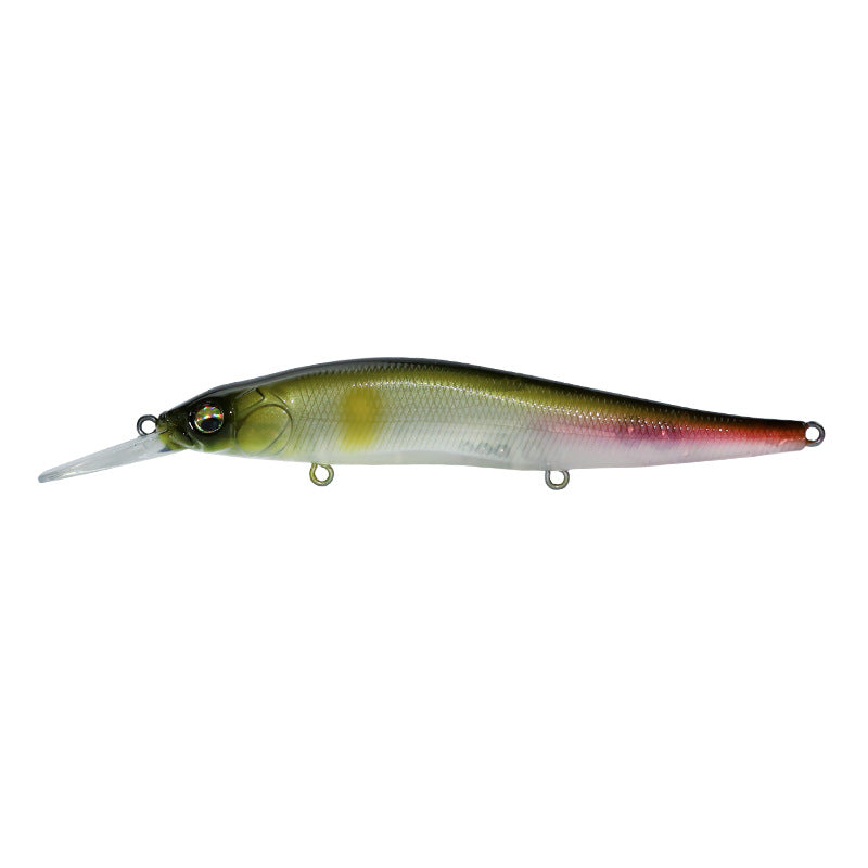 Far cast Luya bait sea fishing long tongue mino slow sink 110mm14g cocked mouth perch, fake bait simulation fake bait bait