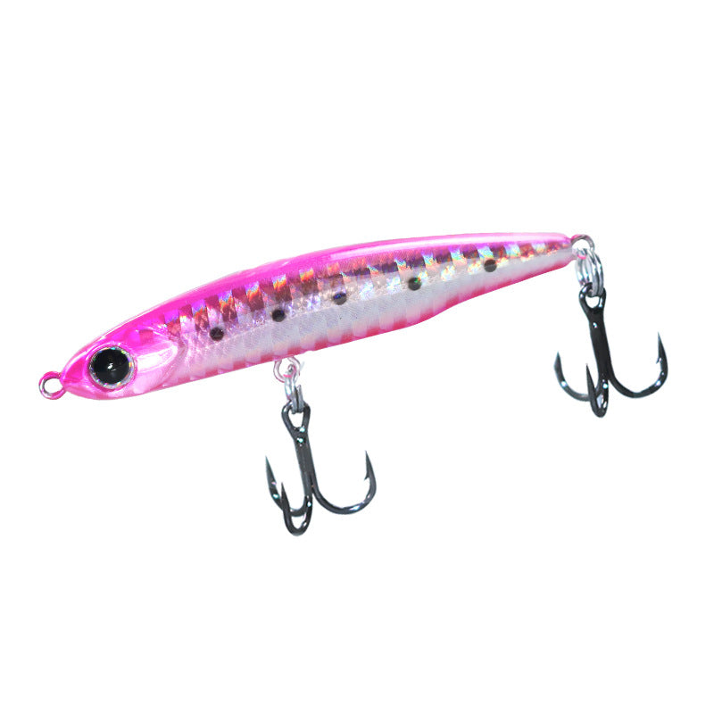 Small whitebait submerged pencil micro-object full swimming layer 8g13g far throw luya bait fake bait bait mouth hard bait