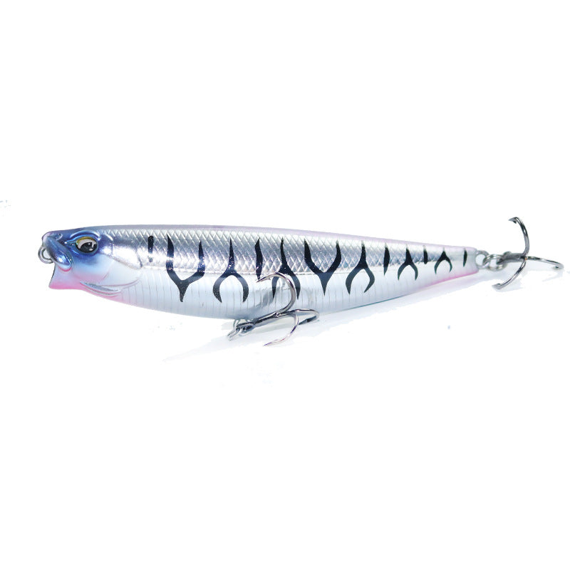Far cast word dog pencil water surface system floating water luya bait 5g10g wave crawling fake bait hard bait cocking mouth perch hard bait