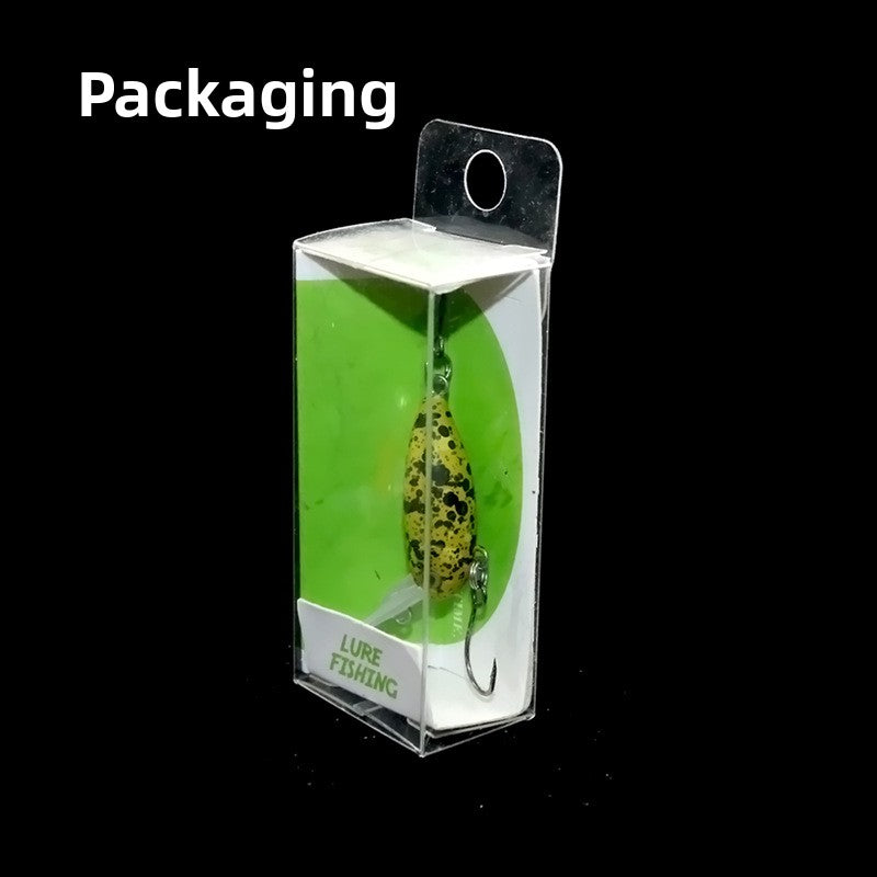Tube fishing micro-object little fat crank30mm2.4g trout road ya bait stream bait rainbow trout white strip tilapia bait