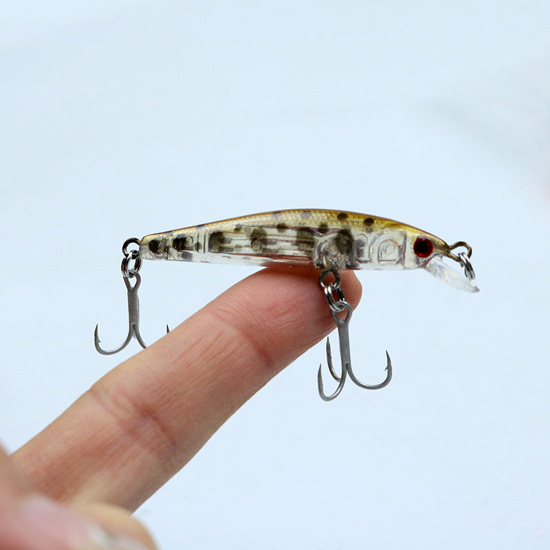 Micromatter Luya bait horse mouth bait Mino 5cm2 Kluya bait bionic bait mouth white strip bait bait wholesale
