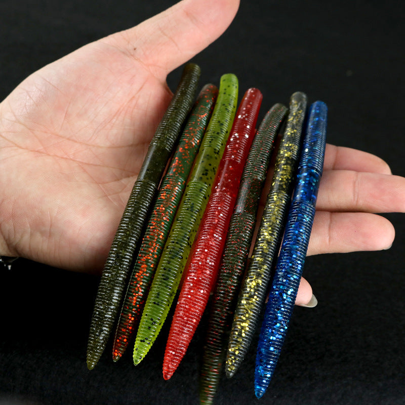 Wholesale Luya Bait Soft Bait Earthworm 14cm 8.5g Lead Free Pour Fishing Noodle Worm Large Earthworm, Bionic False Bait