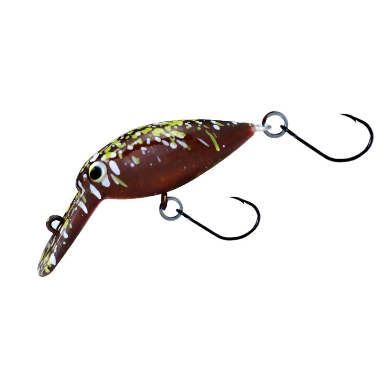Tube fishing micro-object little fat crank30mm2.4g trout road ya bait stream bait rainbow trout white strip tilapia bait