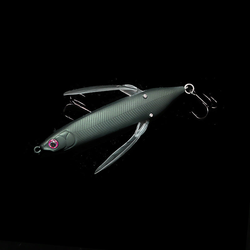 Dragonfly water surface system Luya bait 80mm6.5g simulated insect bait tractor floating water wave climbing freshwater Luya bait
