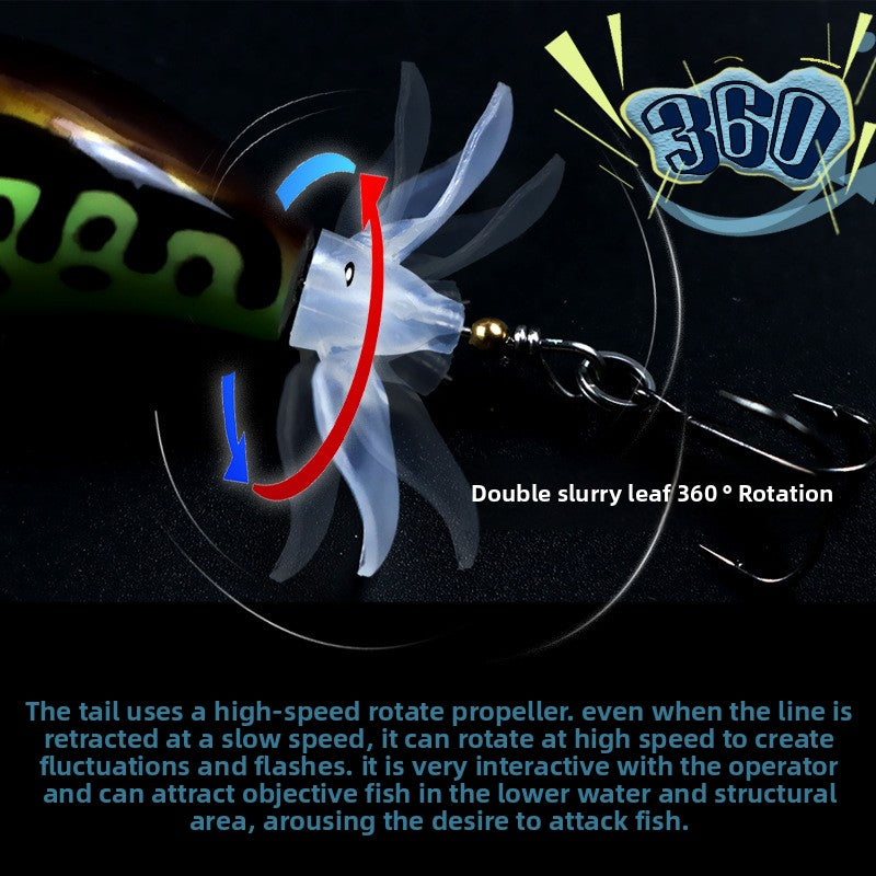 Water system long-throw tractor Luya bait, floating pencil bait, propeller bait, freshwater blackfish bait