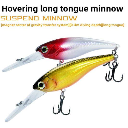 Hover Minorua Bait Long Tongue Board Mandarin Fish 10g Submersible Deep Diving Freshwater Sea Fishing Magnetic Bait Bait Bait Mouth
