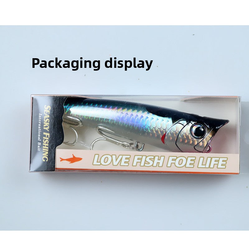 Window spray water wave climbing Luya bait 30g water surface system, floating water hitting water wave grilling sea fishing bait perch cocked mouth black fish
